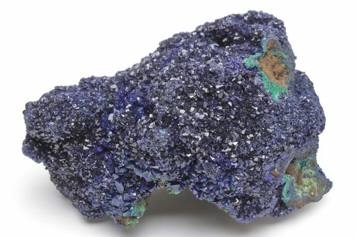 Sparkling Azurite and Malachite Crystal Association - China #217672